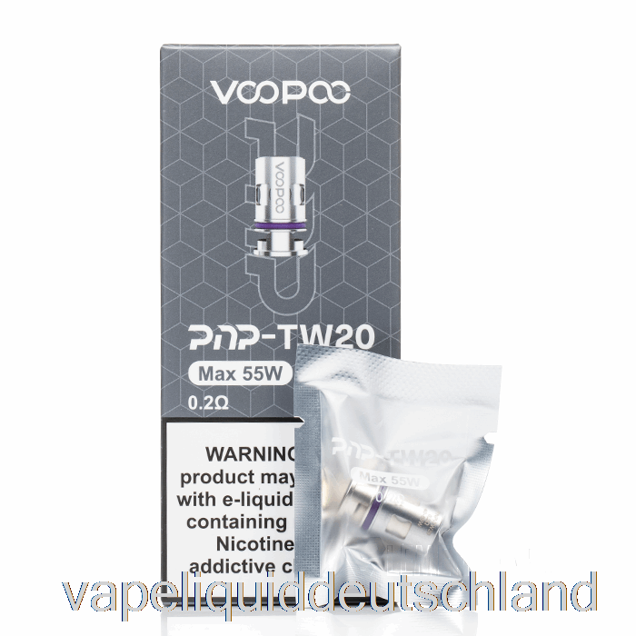 Voopoo PNP-Ersatzspulen 0,20 Ohm PNP-TW20 Mesh-Spulen Vape Liquid